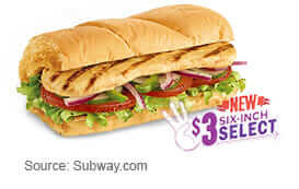 Subway Oven Roasted Chicken Sub