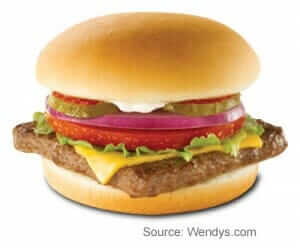 Review of the Wendy's Dollar Menu | Jr. Cheeseburger Deluxe | Fast Food Menu Prices