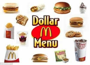 McDonald’s Dollar menu