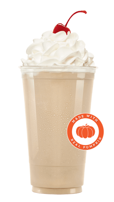 9 Binge-Worthy Fast Food Sweets For The Fall | Pumpkin Spice Shake | FastFoodMenuPrices.com