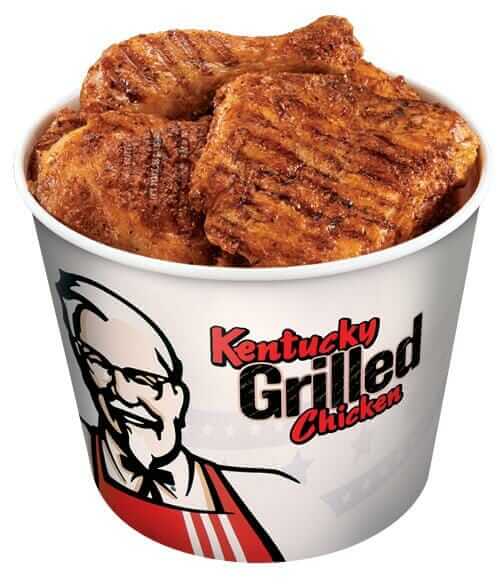 10 Keto-Friendly Fast Food Options | KFC Grilled Chicken | FastFoodMenuPrices.com