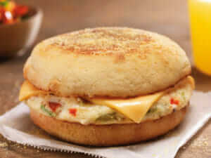 12 Healthy Fast Food Options | Egg White Veggie Sandwich | Fast Food Menu Prices.com