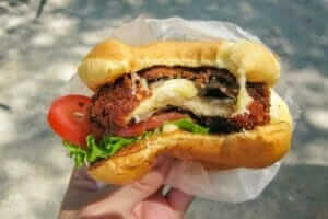 12 Healthy Fast Food Options| Shake Shack Shroom Burger | Fast Food Menu Prices.com