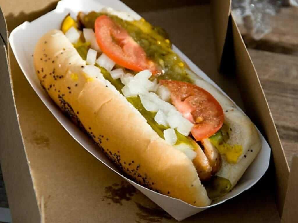 Top 11 Low-Calorie Fast Food Options | Shake Shack Chicken Dog | FastFoodMenuPrices.com