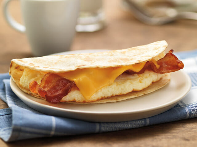 Healthiest Fast Food Breakfast Items | Wake Up Wrap | FastFoodMenuPrices.com