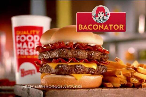 14 of the Best Fast Food Burgers | Wendy's Baconator | FastFoodMenuPrices.com