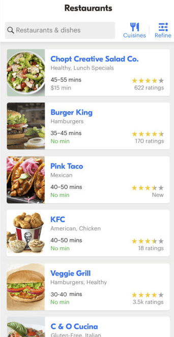 10 Best Food Delivery Apps For Every Need Fast Food Menu Prices