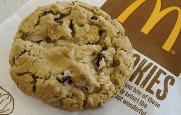 8 McDonald's Healthy Choices | Oatmeal Raisin Cookie | FastFoodMenuPrices.com