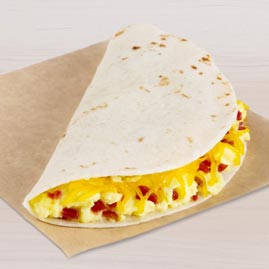 Best Fast Food Breakfast Choices | Breakfast Soft Taco | FastFoodMenuPrices.com