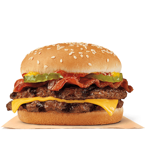 Review Bacon Double Cheeseburger From Burger King Fast Food Menu Prices