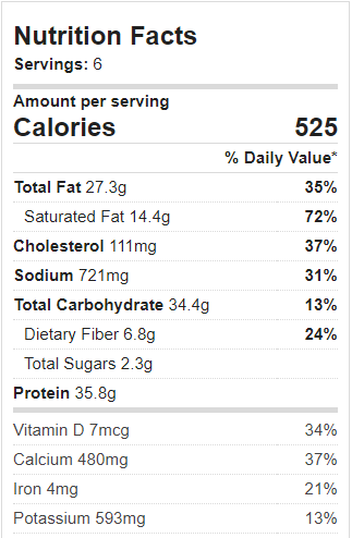 taco bell pizza nutrition