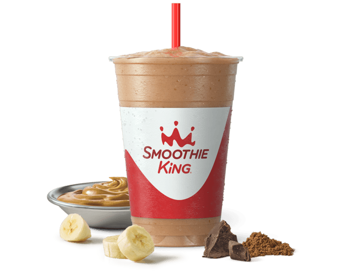 Smoothie King Peanut Power Plus Chocolate Smoothie