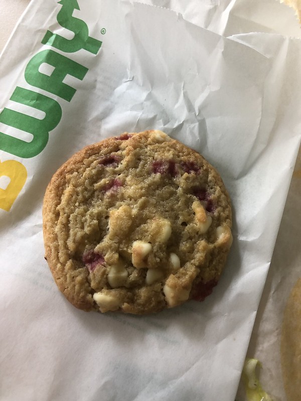 Subway raspberry cheesecake cookies