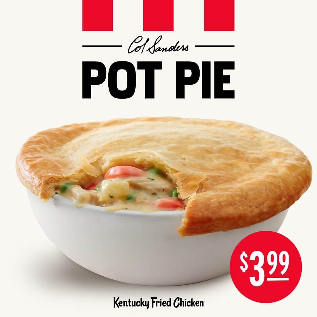 KFC Pot Pie Review - Fast Food Menu Prices