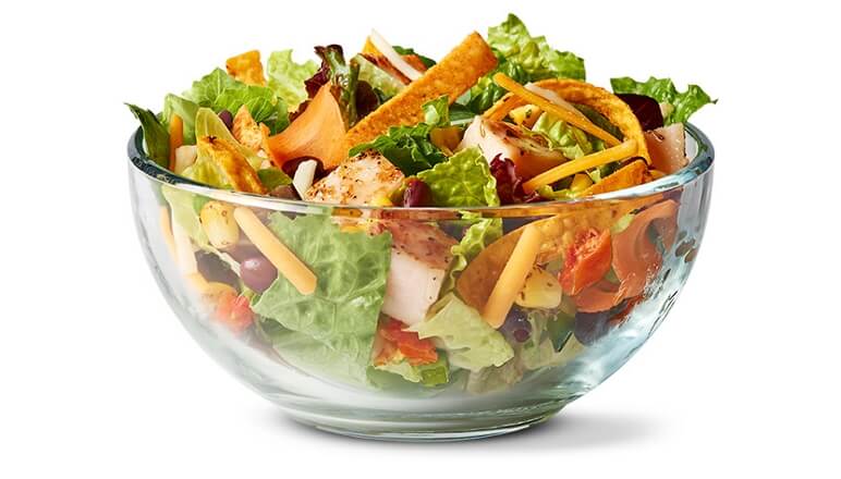 McDonalds Southwest Salad with Grilled Chicken