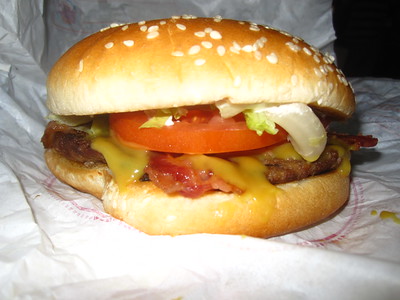 Burger King Mustard Whopper