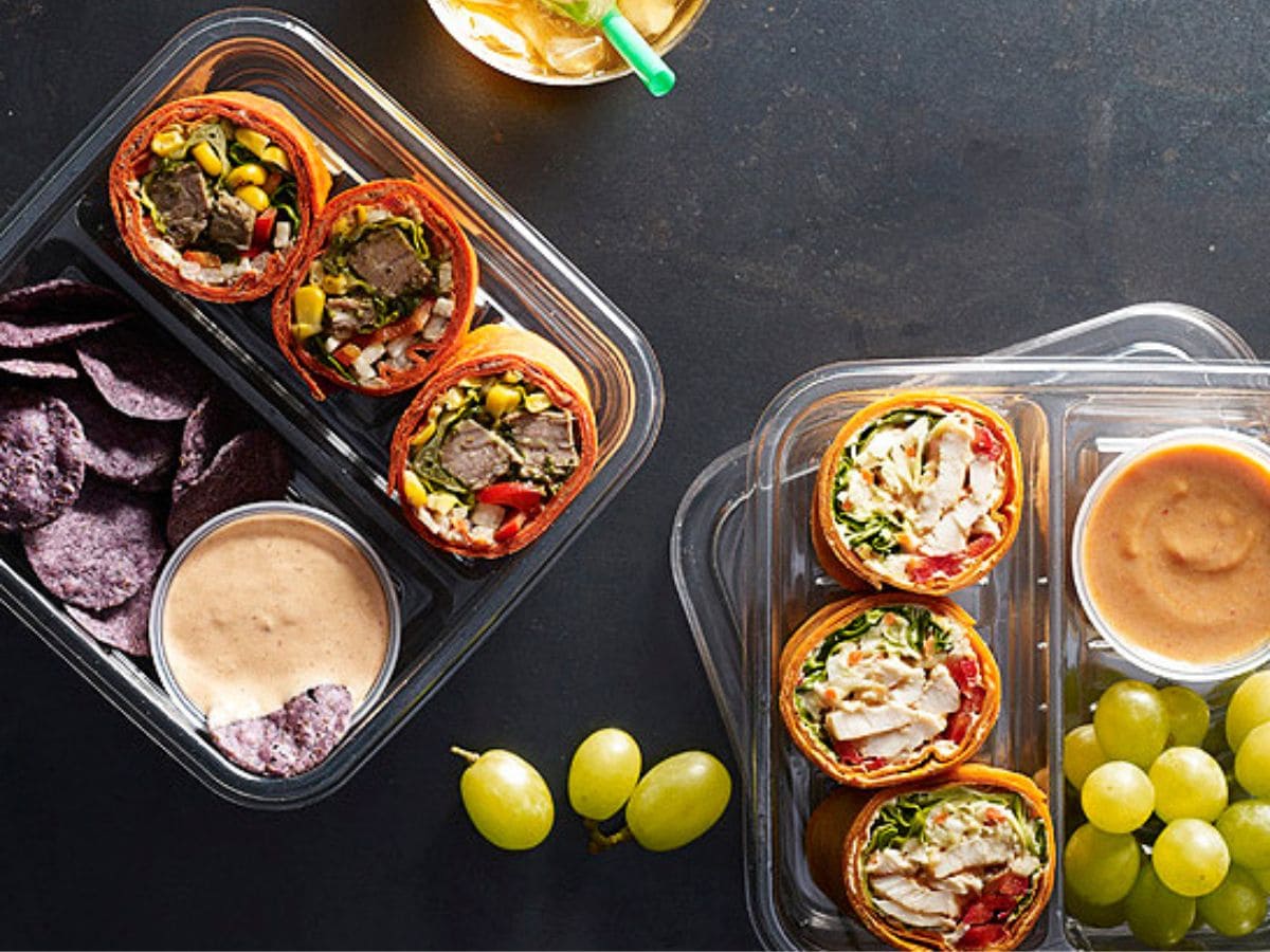 Starbucks lunchboxes - cheap, healthy fast food.