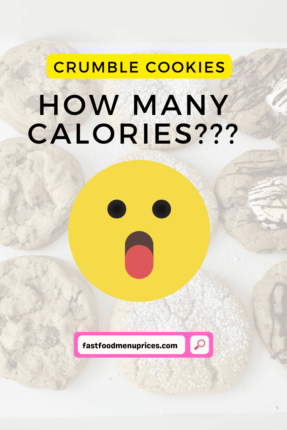 Looking for information on the calorie count of crumble cookies?